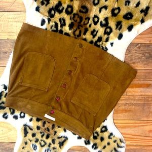 Altarid State Lg brown velvet skirt